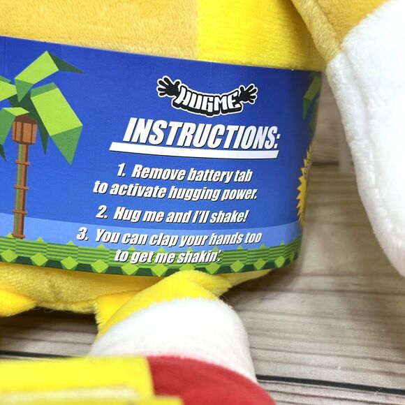 Kidrobot Super Sonic The Hedgehog 20" HugMe Shake Action Vibrating Plush Toy NWT - Picture 13 of 15